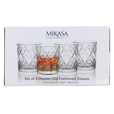 mikasa double old fashioned glasses|mikasa crystal old fashioned glasses.